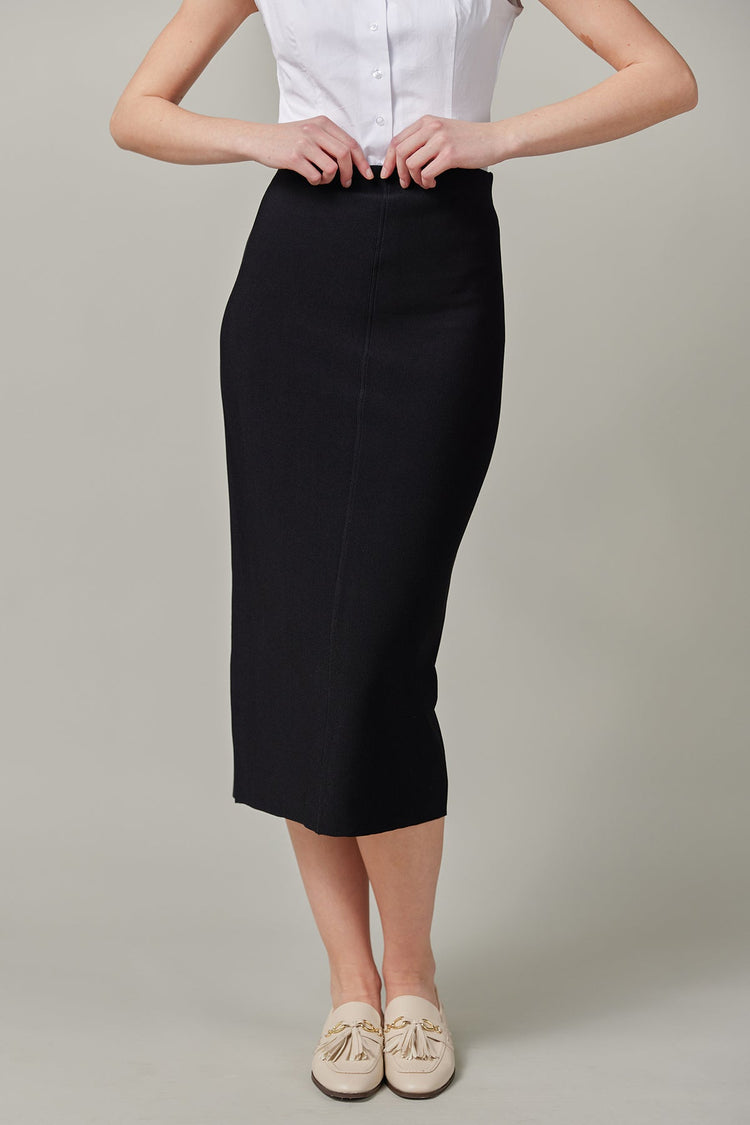 Knit A-Line Skirt