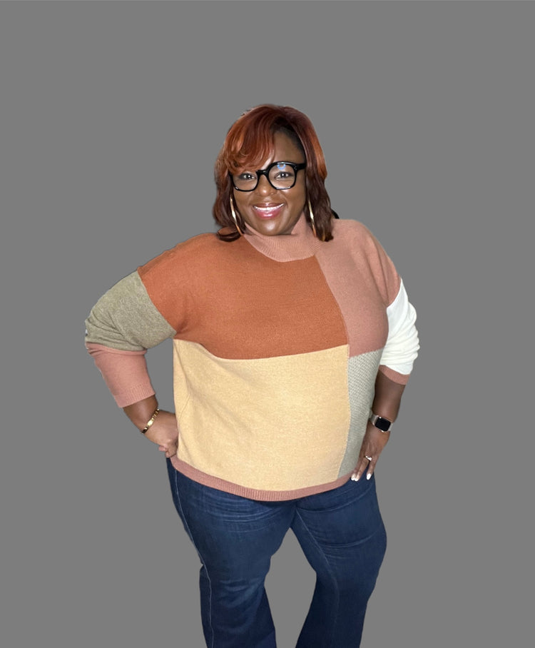 Colorblock Sweater